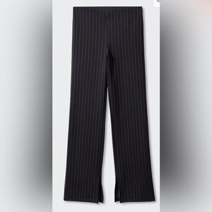 MANGO pinstripe leggings (size Small)